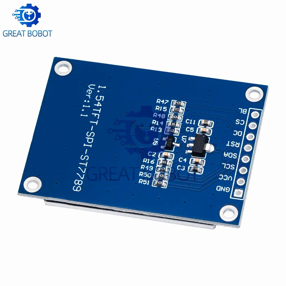 1.54" TFT IPS LCD Module 240x240 ST7789 SPI for Arduino