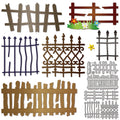 Fence Carbon Steel Cutting Dies – Scrapbooking Stencils 2pc