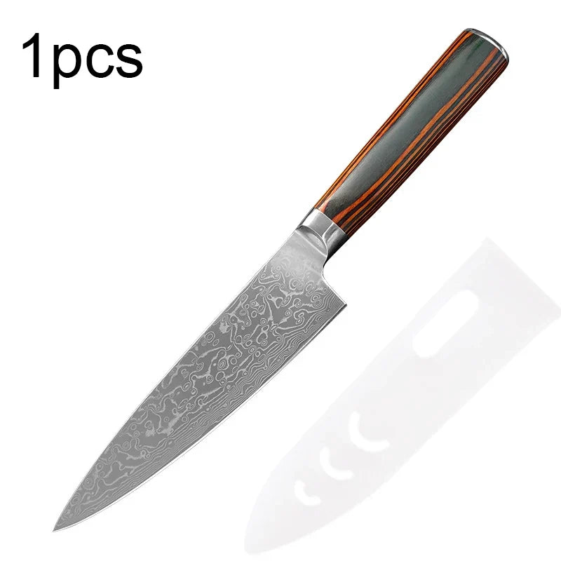 Damascus Steel Kitchen Knife – Japanese Boning Knife