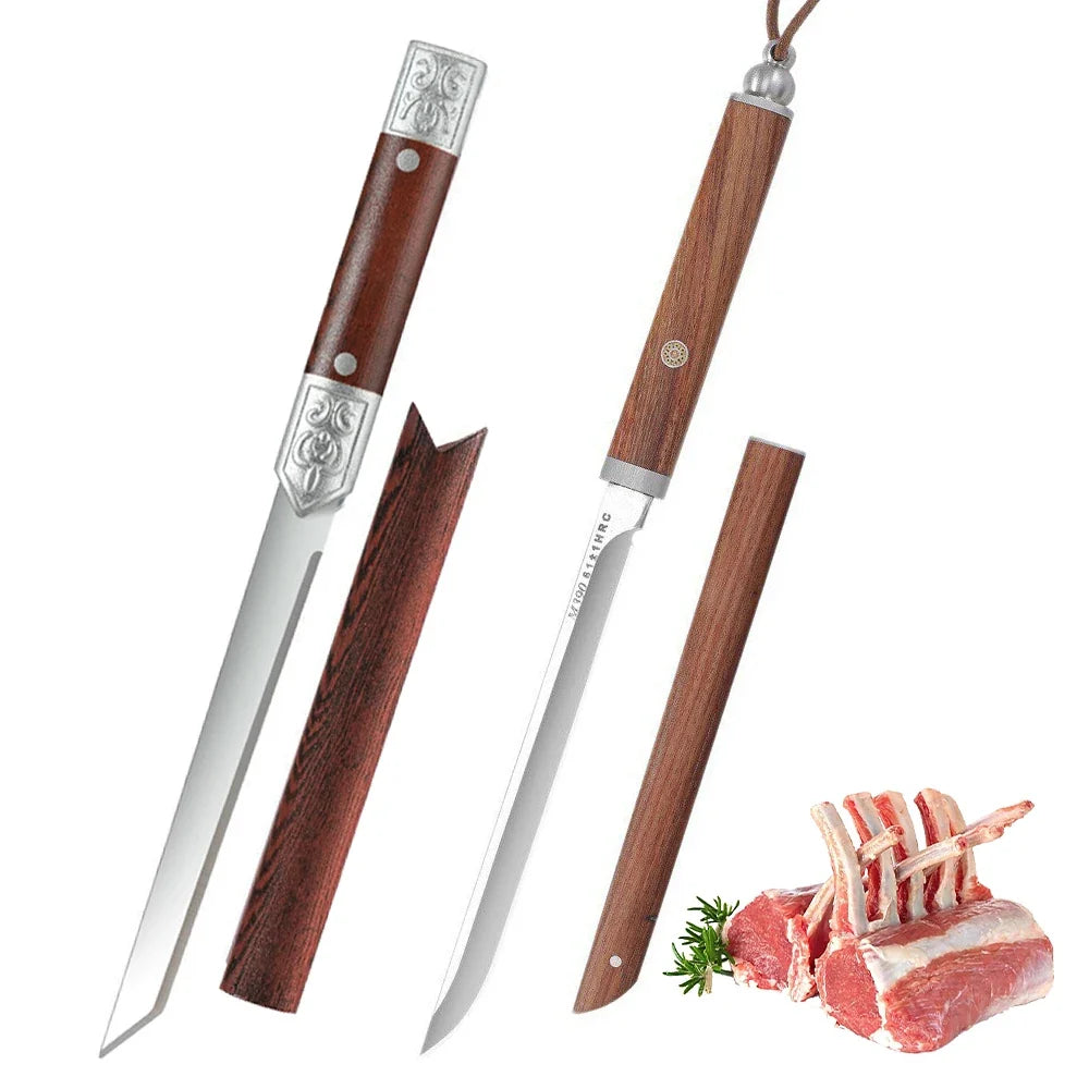 M390 Carbon Steel Boning Knife Set with Wood Handle | 1-3 Pc