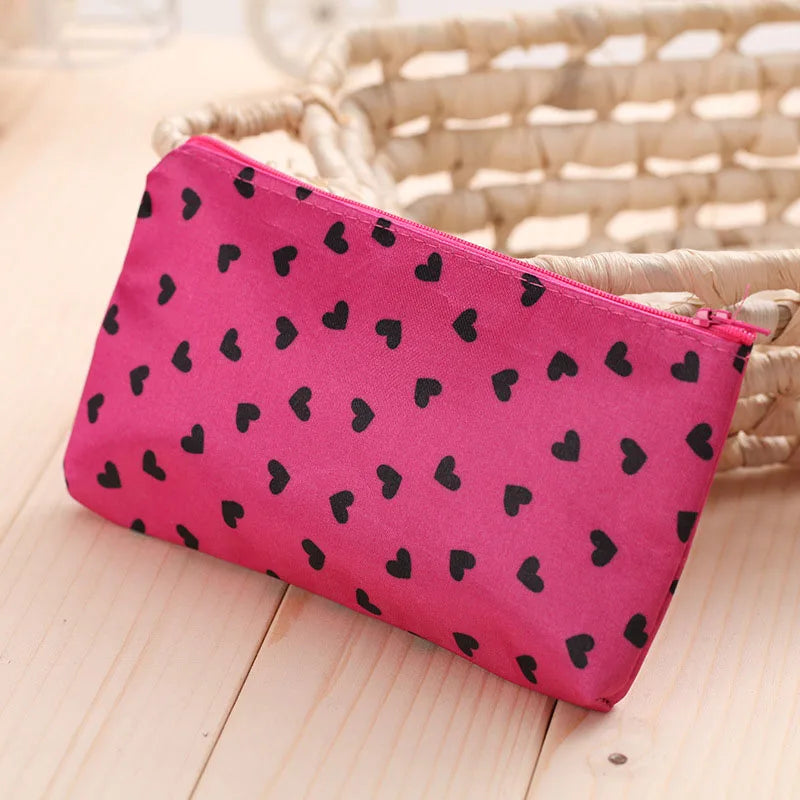 Mini PVC Cosmetic Makeup Bag – Travel & Home Organizer