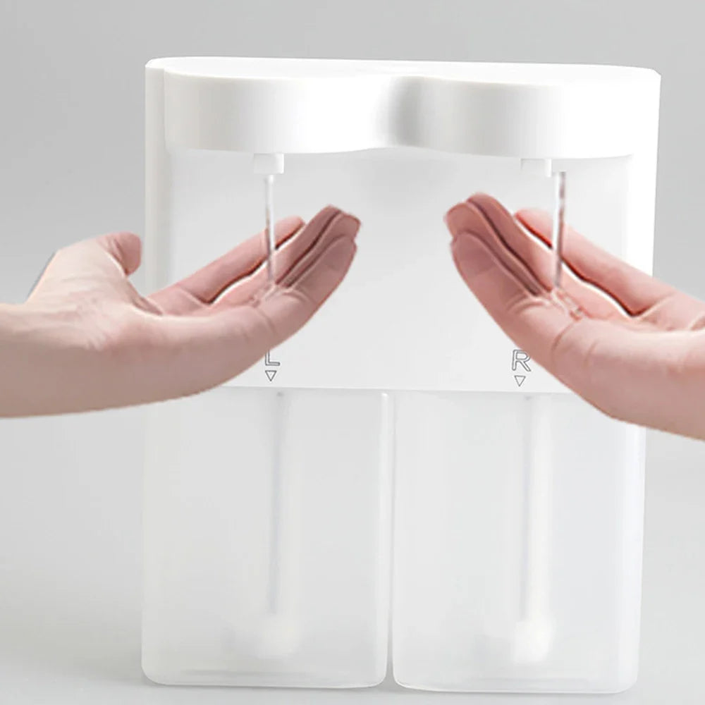 2-in-1 Touchless Foam Soap Dispenser | Wall Mount USB Rechargeable
