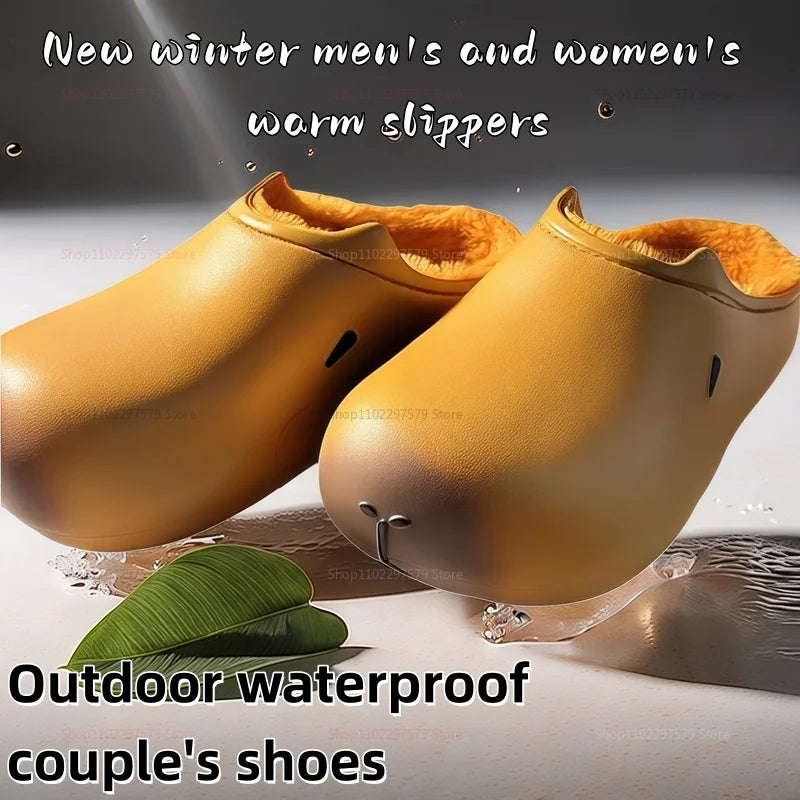 Waterproof EVA Slippers | Non-Slip Winter House Shoes