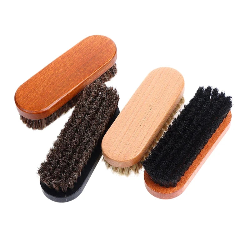Handle Dashboard Details Polishing Cleaning Brush Horse Hair Wood