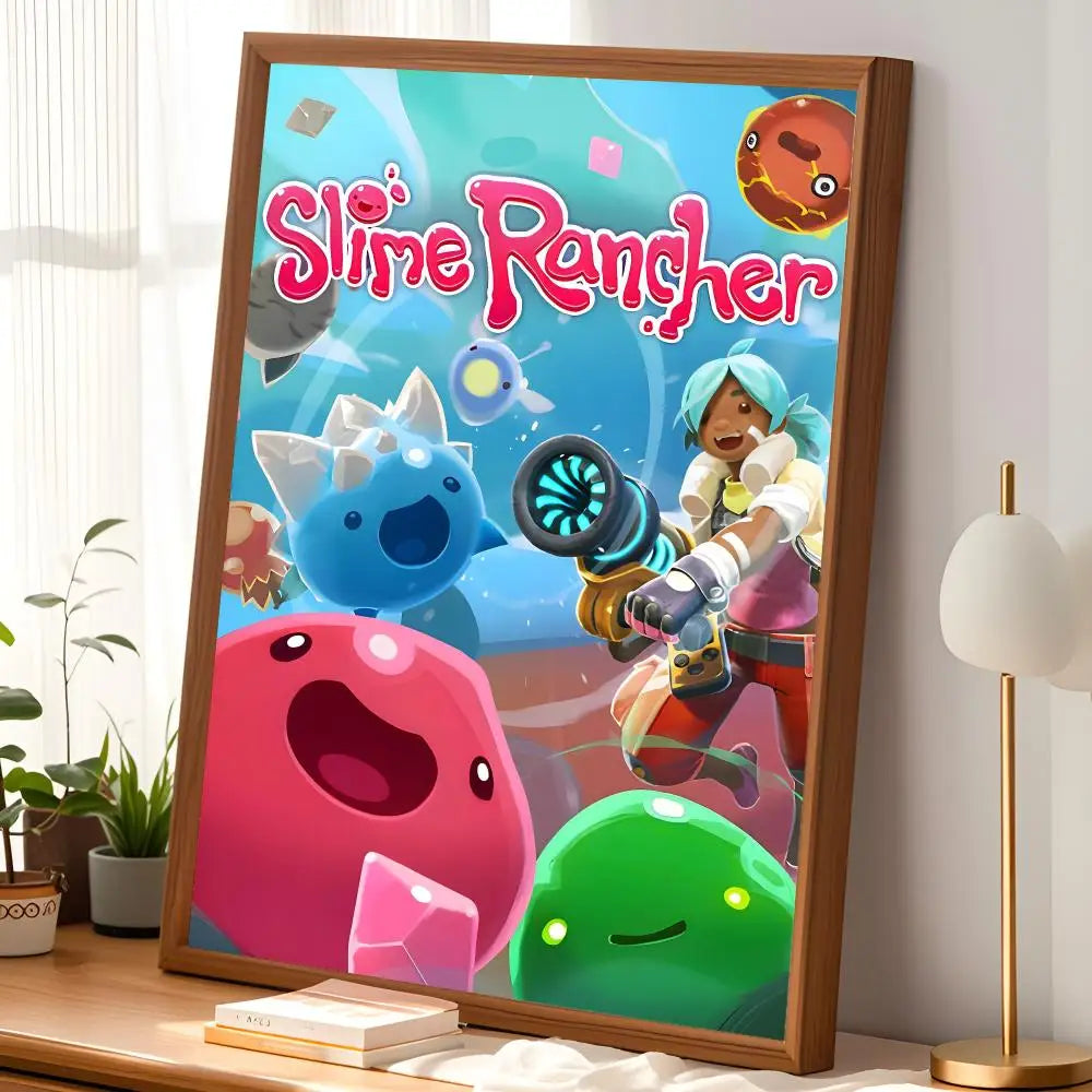 Slime Rancher Game Poster – Self-Stick HD Waterproof Wall Art