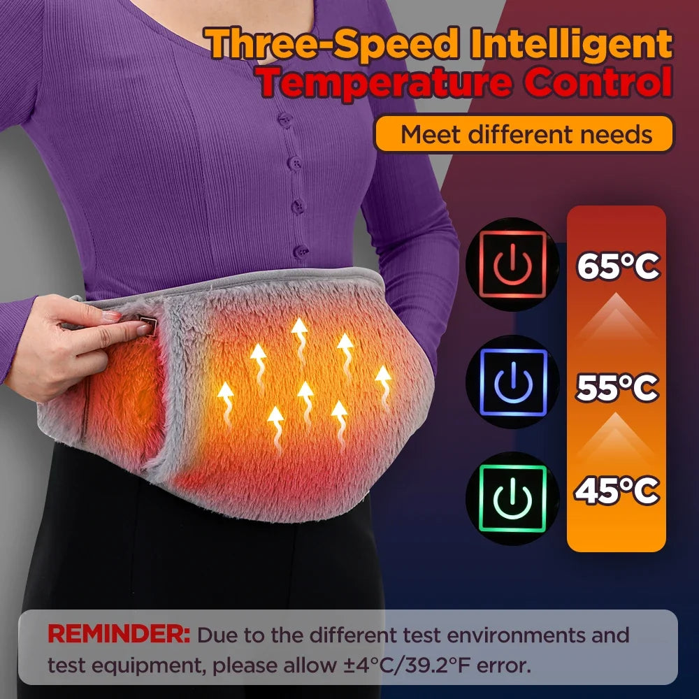 AFDEAL 2-in-1 Electric Heating Waist Belt & Hand Warmer