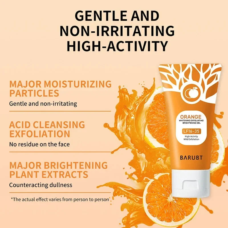 Orange Exfoliating Facial & Body Scrub Gel 50g | SAKSRAAR