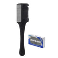 Portable Hair Thinning Comb | Double Edge Blade Self-Cut Tool