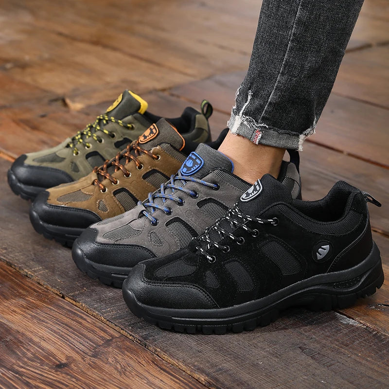 Men's Anti-Slip Breathable Hiking Sneakers | Trail Camp Shoes