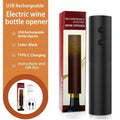 HOMEFISH Electric Wine Opener | Rechargeable Automatic Corkscrew