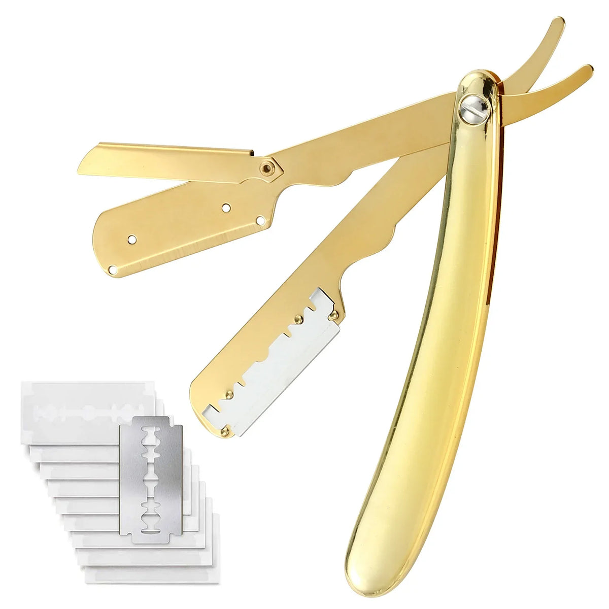 Antique Black Folding Straight Razor | Manual Shaving Knife