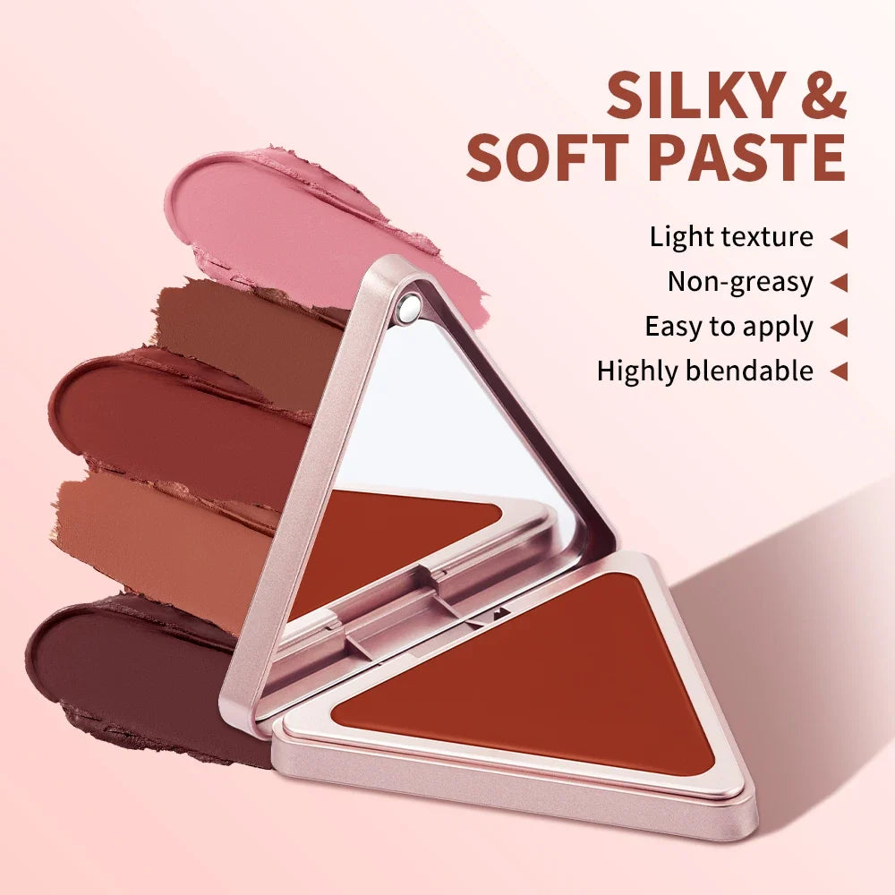 ibcccndc Satin Matte Cream Blush – Long-Lasting High Pigment