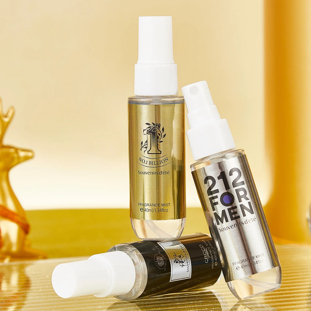 4-Pack Men's Alcohol-Free Fragrance Spray Set | 40ml x4