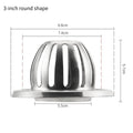 Stainless Steel Gutter Leaf Guard & Downspout Filter 3/4/5 Inch