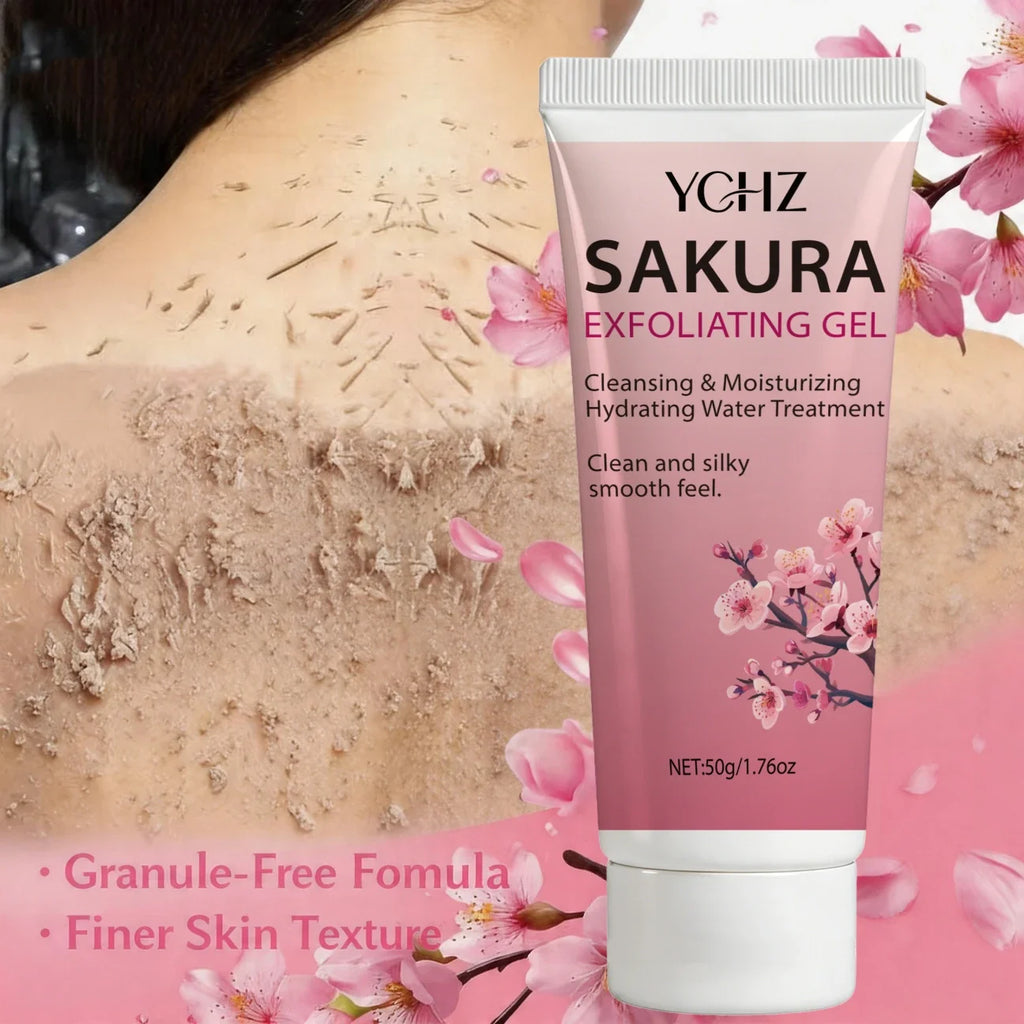 Sakura Exfoliating Cleansing Gel | Hypoallergenic | 50g