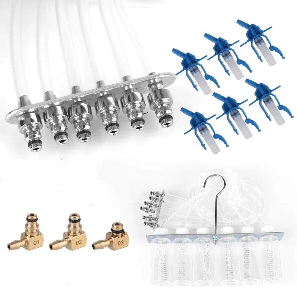 Fuel Injector Return Flow Test Kit | Engine Pressure Gauge