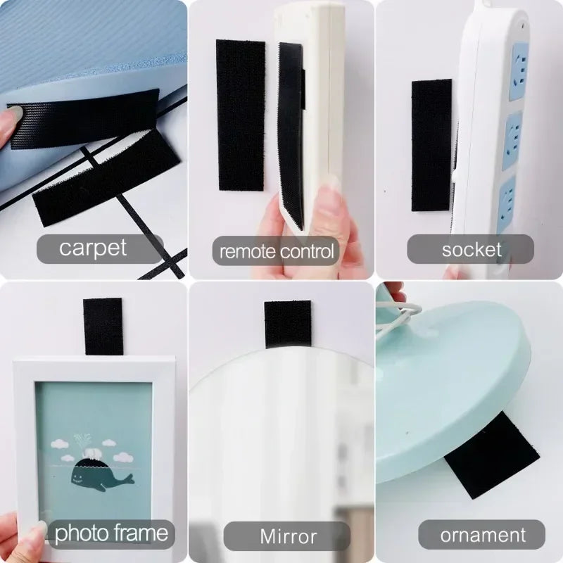 Non-Slip Self-Adhesive Hook & Loop Fastener Stickers | Multi-Use