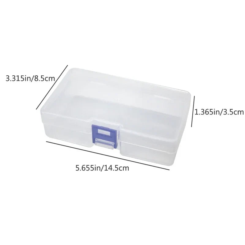 5 Transparent Plastic Storage Boxes Can Accommodate Small Items Toys