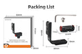 L-Type Aluminum Bracket for DJI Osmo 360 & Magnetic Adapter