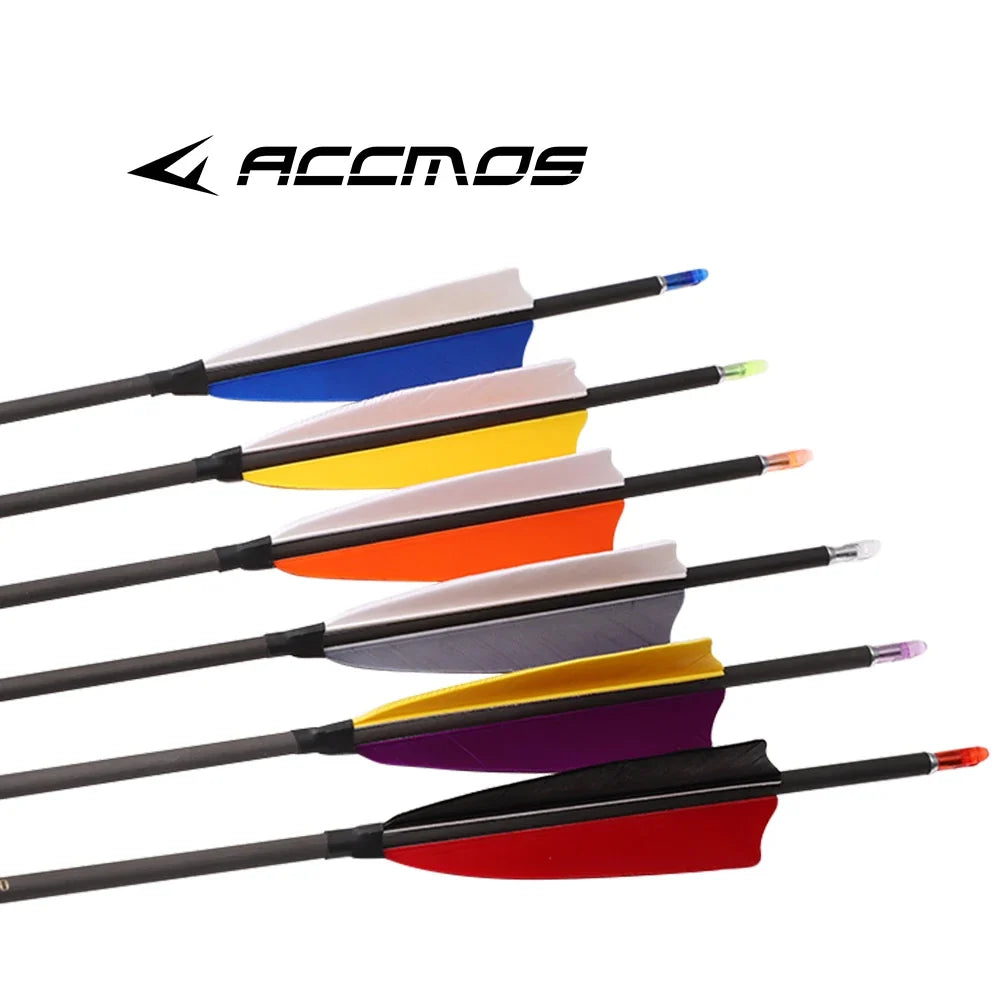 6 Pure Carbon Arrow ID4 Spine 300 400 500 600 700 800 900 1000 1100