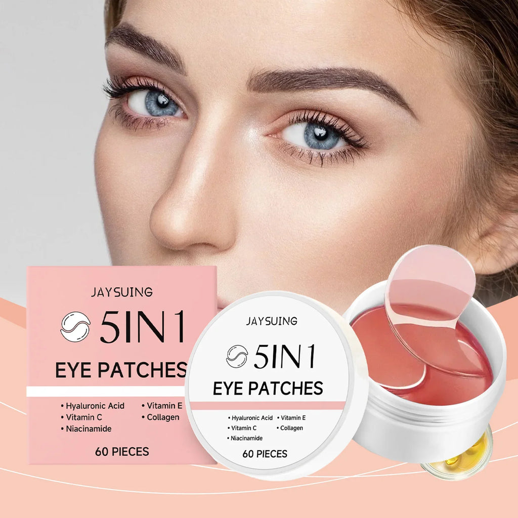 Jaysuing Collagen Eye Mask 60pcs – Brighten & Hydrate Patches