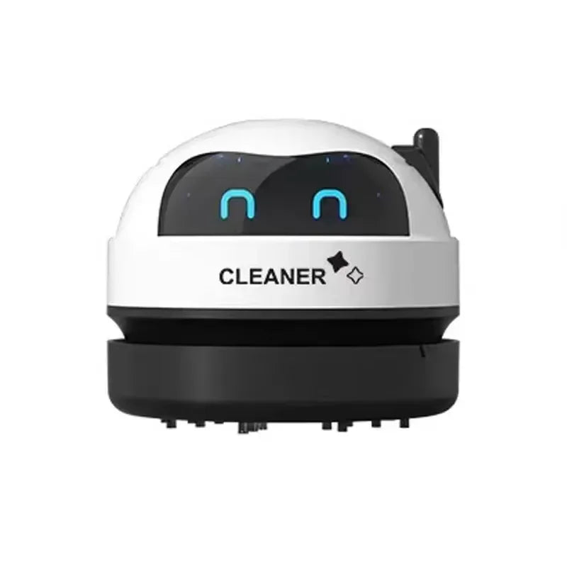 HOMEFISH Mini Desktop Vacuum Cleaner | USB Rechargeable Robot