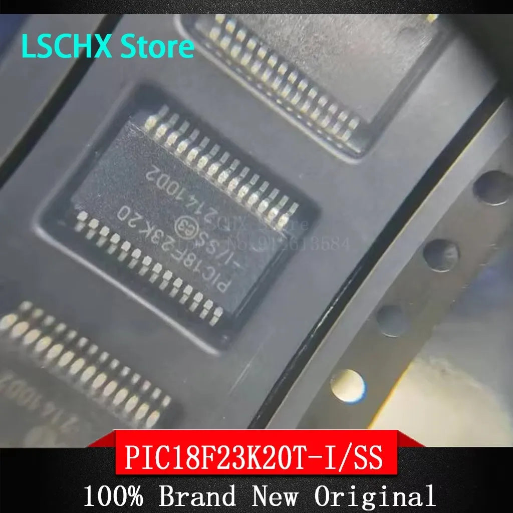 5-Pack PIC Microcontroller ICs – PIC10F, PIC16F & PIC18F MCUs