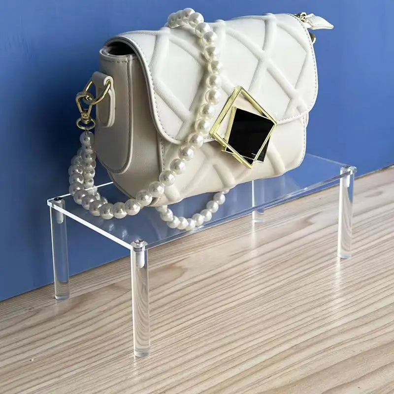 Transparent Acrylic Display Shelf | Multi-Use Storage Stand