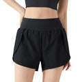 Women's 2-in-1 Yoga Shorts – Anti-Glare, Side Pockets, Breathable