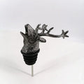 Deer Head Wine Bottle Stopper | Zinc Alloy Bar Accessory