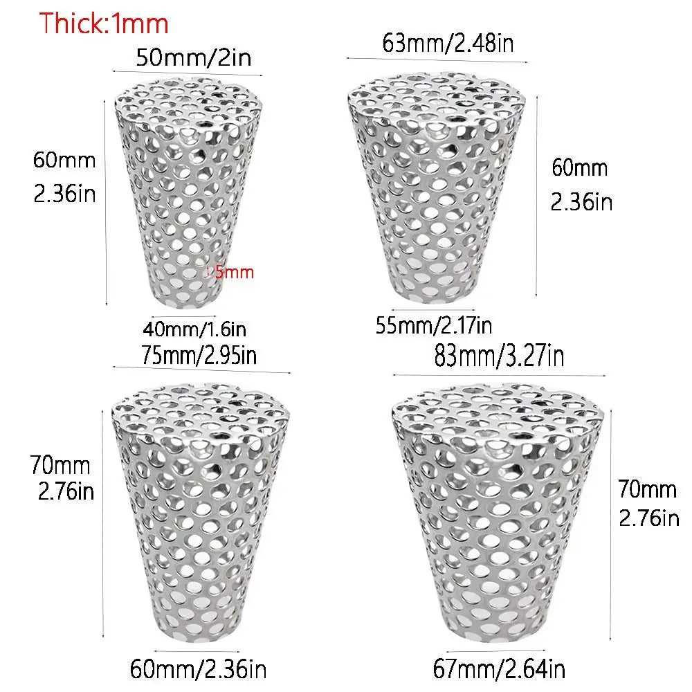 304 Stainless Steel Circular Drain Filter Plug | Gutter Guard