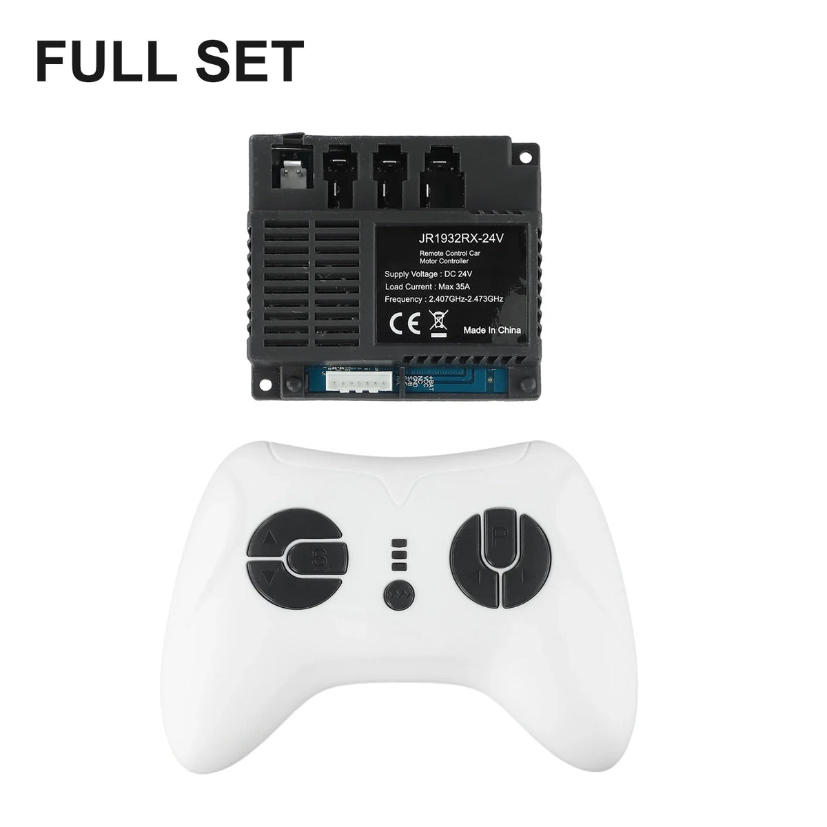 JR1932RX 24V Receiver & 2.4G Remote for Kids Electric Ride-On