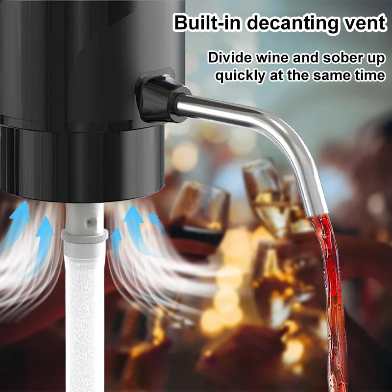 BALASHOV Electric Wine Aerator Dispenser – One-Touch Decanter