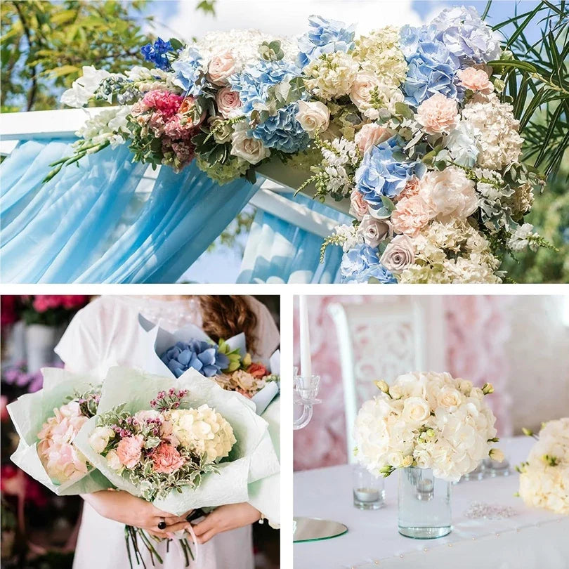 Artificial Silk Hydrangea Stems – Wedding & Home Décor