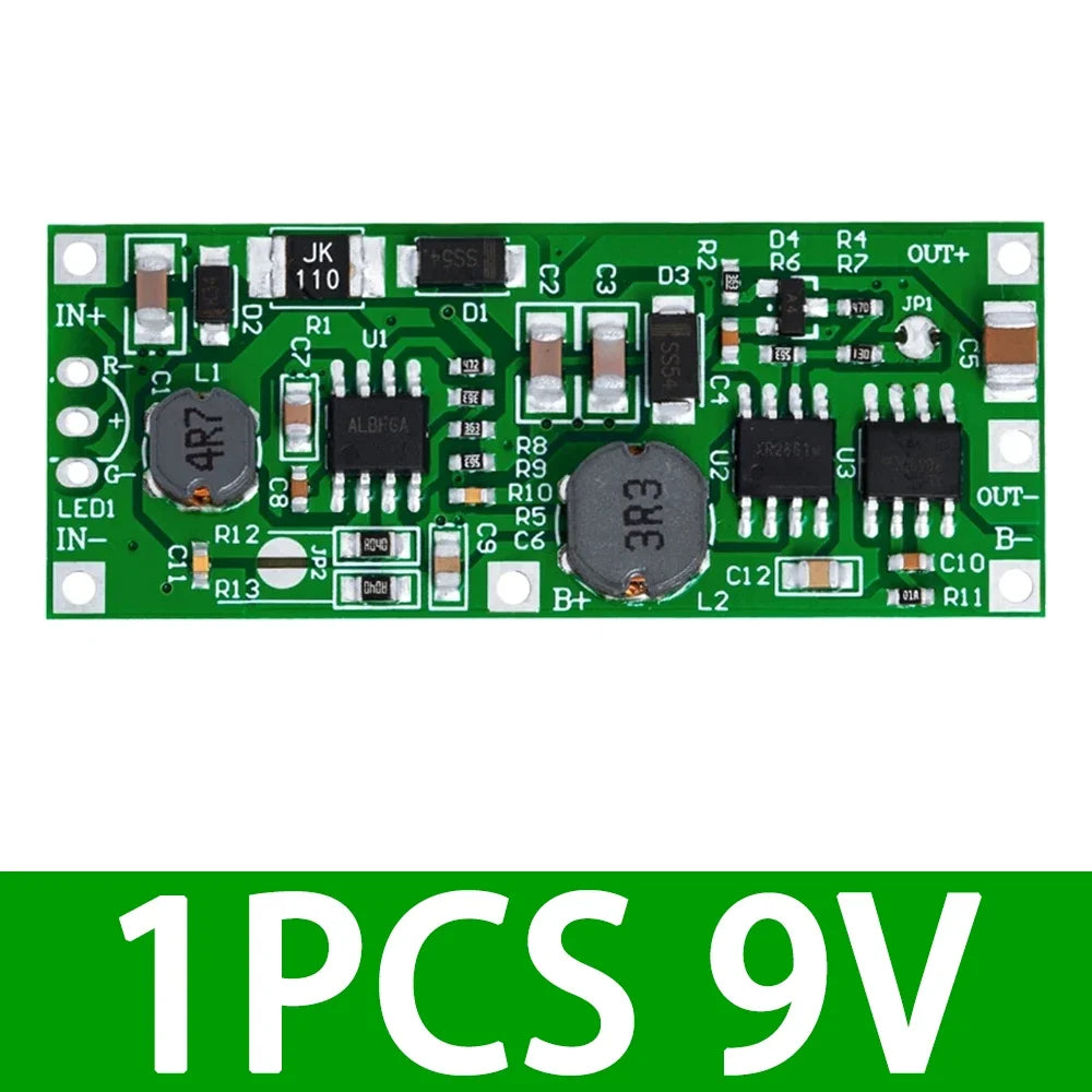 DC 5V–12V Step-Up Booster Module for 18650 Lithium Battery UPS