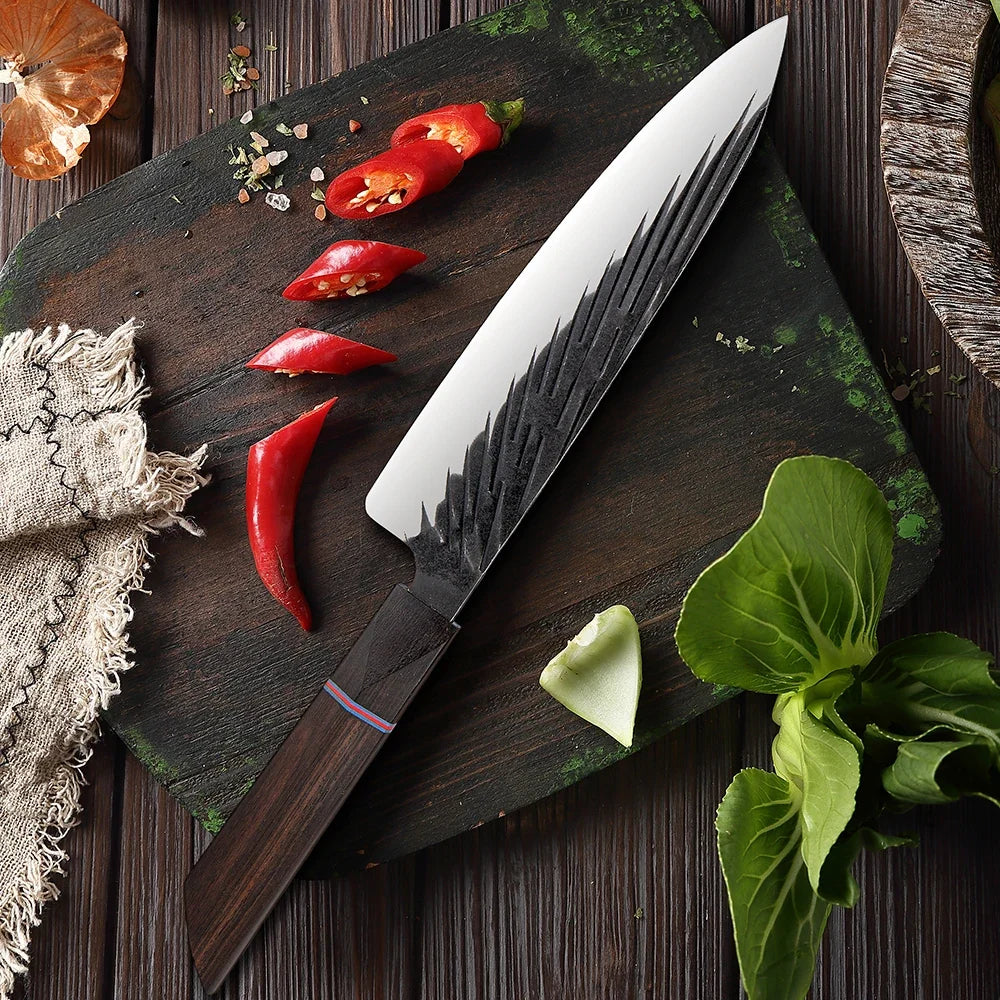 XITUO 1–8 Pc Japanese High Carbon Steel Chef Knife Set