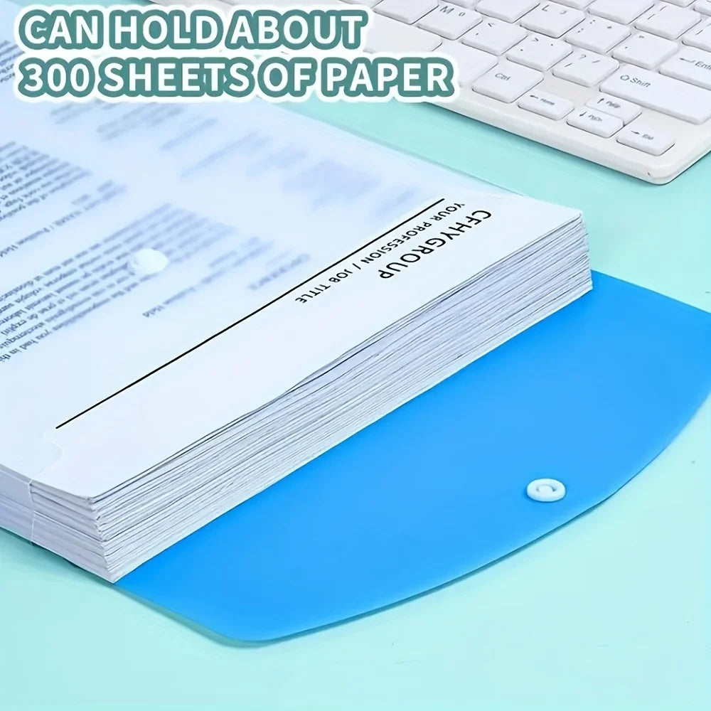 A4 Binder Pocket Plastic Envelopes Expand Folders 6 Stereoscopic