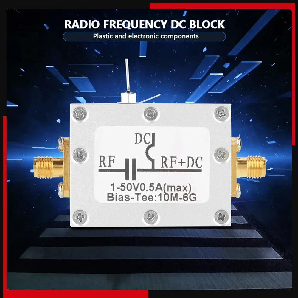 10MHz-6GHz Bias Tee Broadband Radio Frequency Microwave Coaxial RF