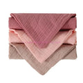 4-Pack Baby Washcloths | Soft Cotton Gauze Wipes & Drool Bibs