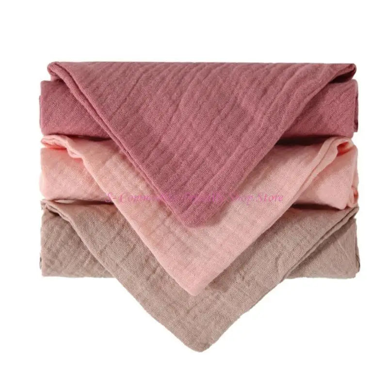 4-Pack Baby Washcloths | Soft Cotton Gauze Wipes & Drool Bibs