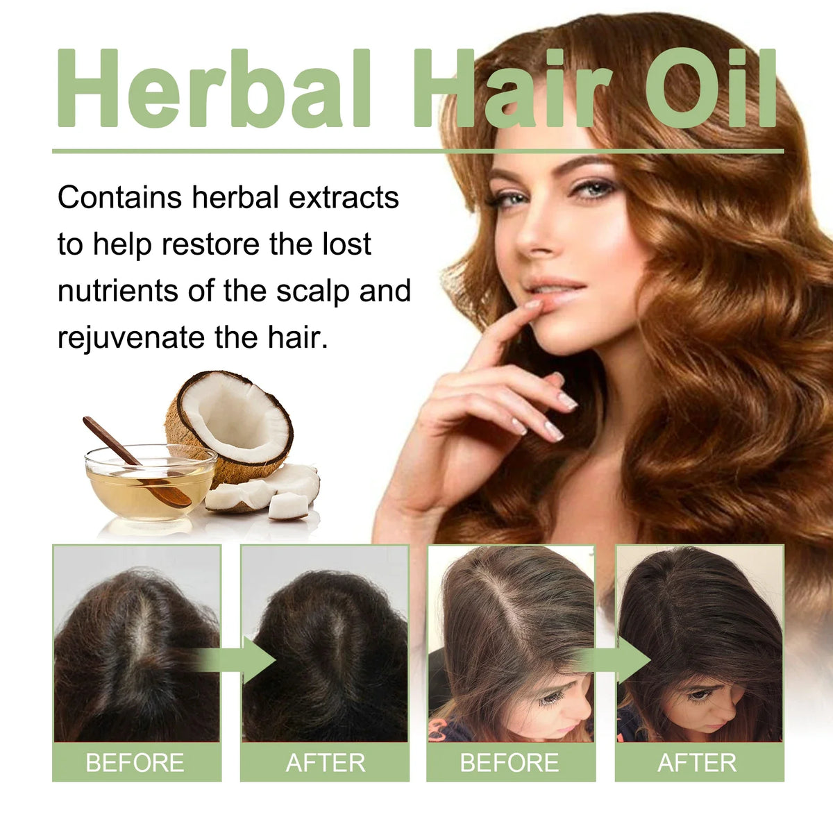 Adivasi Herbal Hair Growth Oil – Rosemary & Coconut 100ml