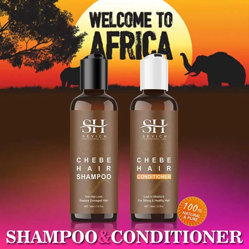 SEVICH Chebe Hair Growth Shampoo & Conditioner Set | Anti Hair Loss