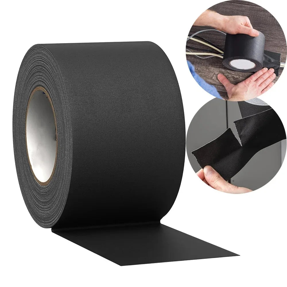 Matte Cotton Gaffer Tape – Non-Reflective, Easy Tear, 10m Roll