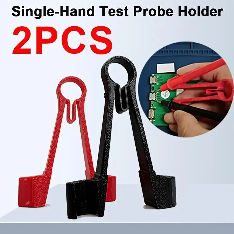 3D Printed Multimeter Probe Holder Universal Test Lead Clip Stand