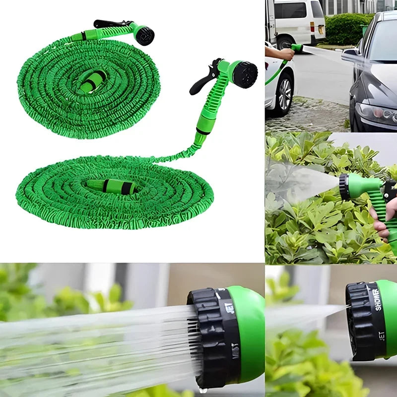 25-75 Ft Household Magic Hose Flexible Water Spray Car Washing