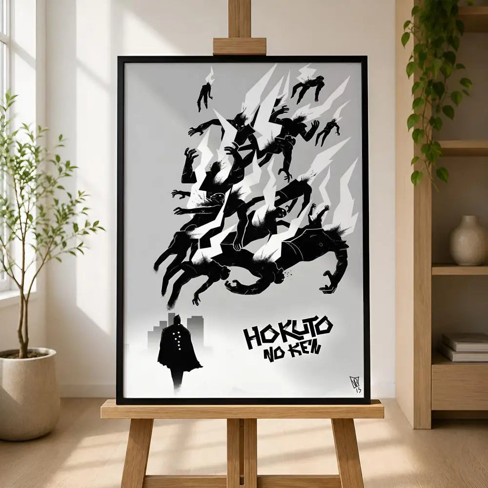 Fist of the North Star Anime Poster – Peel & Stick PVC Wall Art