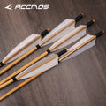 6 12 Archery Wooden Shaft Arrows Traditional Arrow Tips Turkey