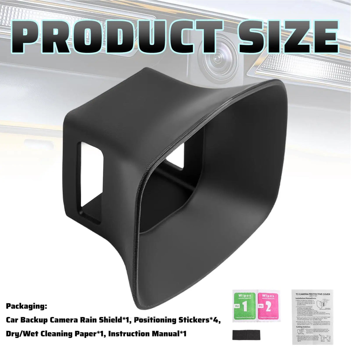 Silicone Backup Camera Rain Cover – Universal Car Truck RV
