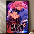 Mirai Nikki Anime Poster – Self-Stick HD PVC Waterproof Wall Art