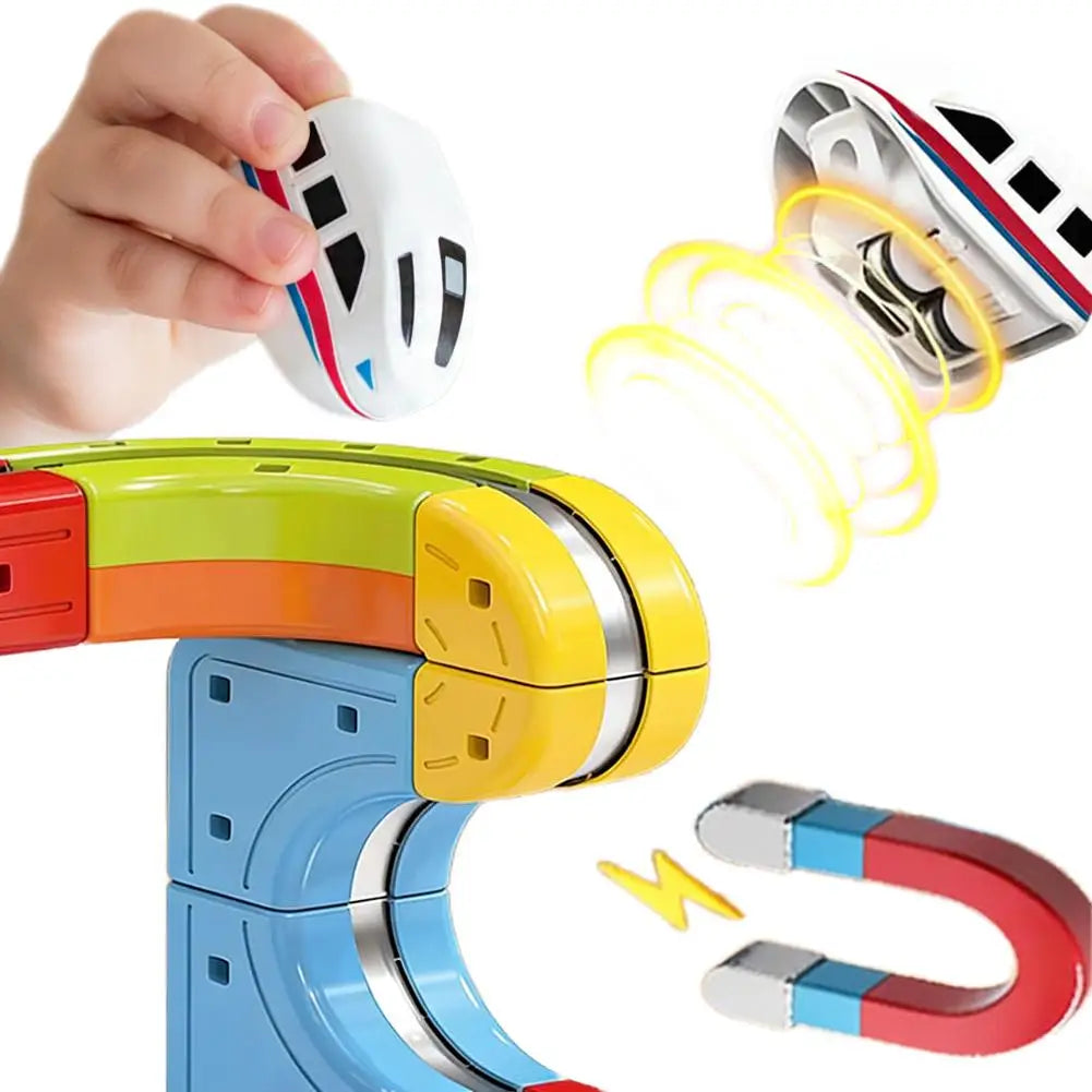 Rechargeable Magnetic Electric Train Toy – Kids Gift